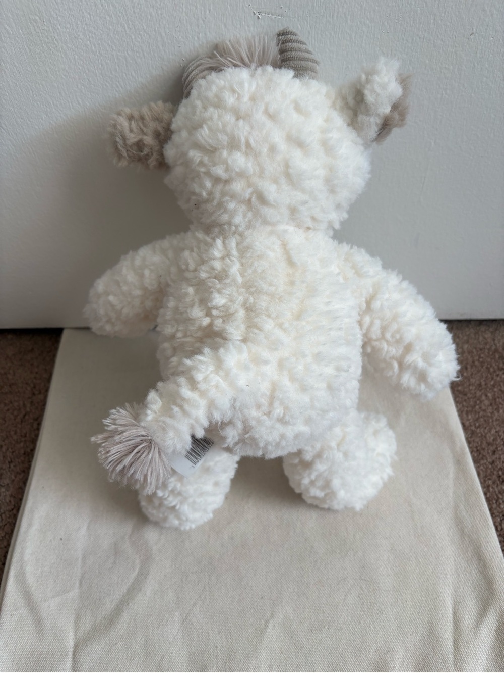 Walgreens White & Beige Cow Plush Stuffed Animal Washable 2015 - Picture 2 of 3